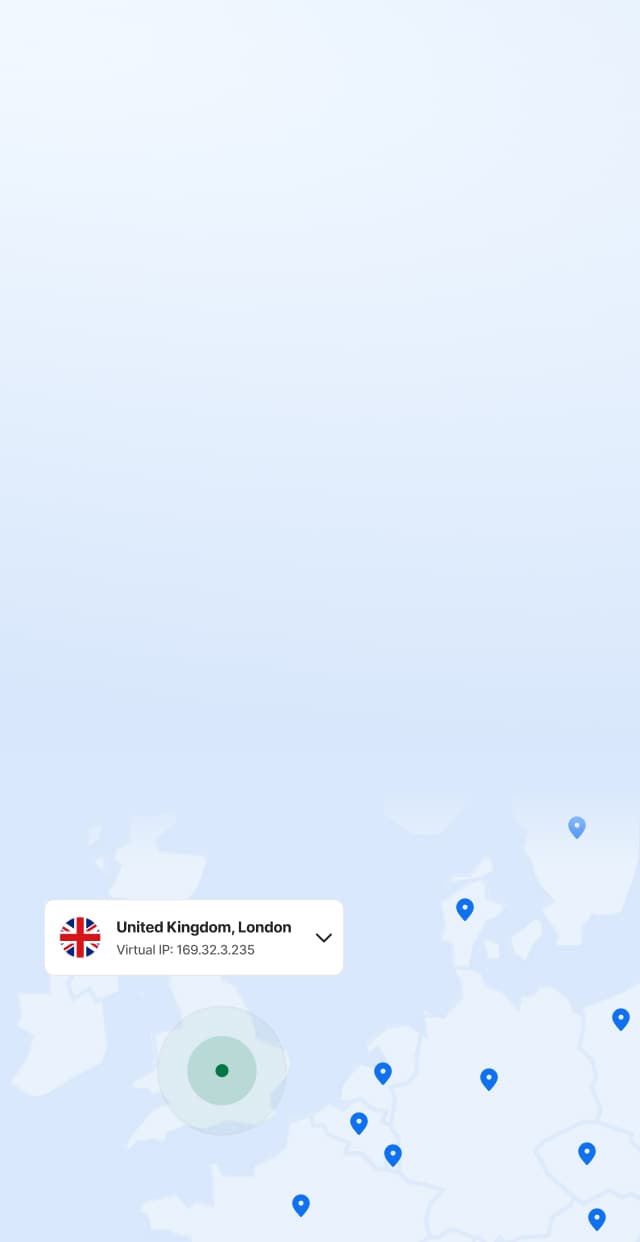 Hartă de acces la conținut VPN